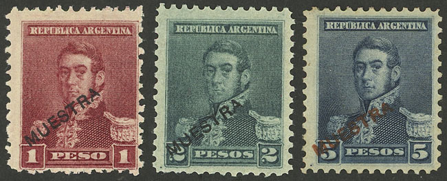 Lot 168 - Argentina general issues -  Guillermo Jalil - Philatino Auction # 2347 ARGENTINA: 