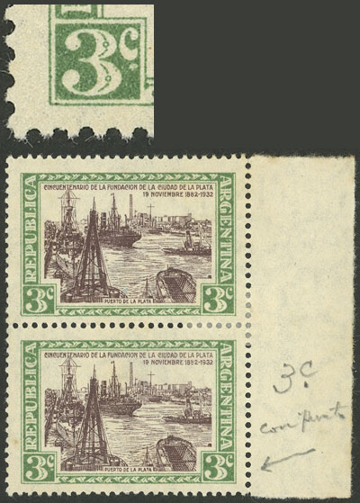 Lot 399 - Argentina general issues - Guillermo Jalil - Philatino Auction # 2347 ARGENTINA: Lot 399 - Argentina general issues - Guillermo Jalil - Philatino Auction # 2347 ARGENTINA: