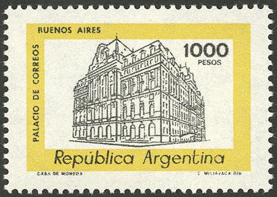 Lot 882 - Argentina general issues - Guillermo Jalil - Philatino Auction # 2347 ARGENTINA: Lot 882 - Argentina general issues - Guillermo Jalil - Philatino Auction # 2347 ARGENTINA: