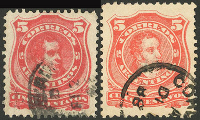 Lot 91 - Argentina general issues -  Guillermo Jalil - Philatino Auction # 2347 ARGENTINA: 