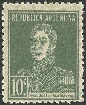 Lot 321 - Argentina general issues -  Guillermo Jalil - Philatino Auction # 2347 ARGENTINA: 
