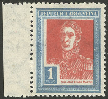 Lot 359 - Argentina general issues -  Guillermo Jalil - Philatino Auction # 2347 ARGENTINA: 