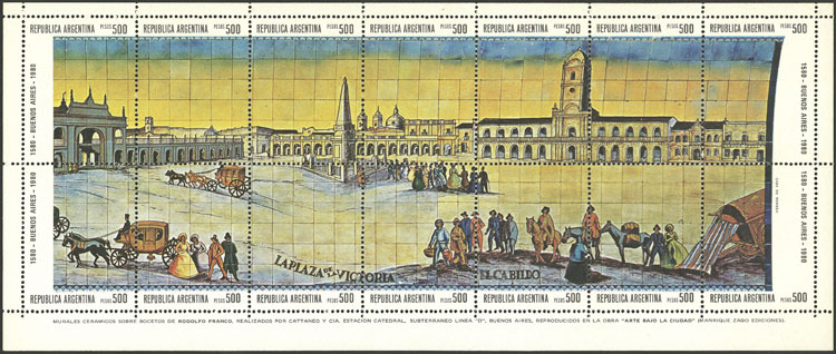 Lot 1015 - Argentina souvenir sheets - Guillermo Jalil - Philatino Auction # 2347 ARGENTINA: Lot 1015 - Argentina souvenir sheets - Guillermo Jalil - Philatino Auction # 2347 ARGENTINA: