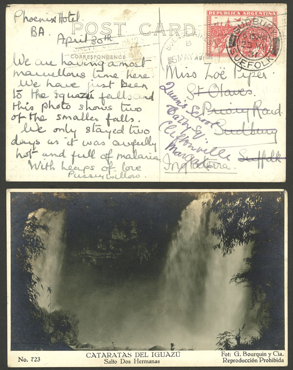 Lot 1236 - Argentina postal history -  Guillermo Jalil - Philatino Auction # 2347 ARGENTINA: 