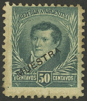 Lot 165 - Argentina general issues -  Guillermo Jalil - Philatino Auction # 2347 ARGENTINA: 