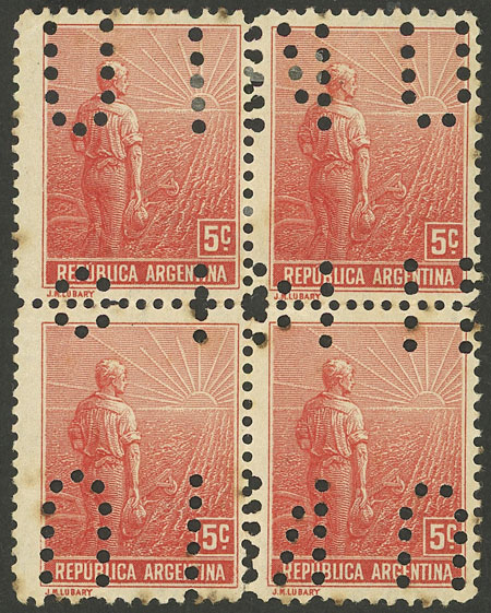 Lot 218 - Argentina general issues - Guillermo Jalil - Philatino Auction # 2347 ARGENTINA: Lot 218 - Argentina general issues - Guillermo Jalil - Philatino Auction # 2347 ARGENTINA: