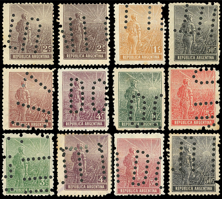 Lot 222 - Argentina general issues - Guillermo Jalil - Philatino Auction # 2347 ARGENTINA: Lot 222 - Argentina general issues - Guillermo Jalil - Philatino Auction # 2347 ARGENTINA: