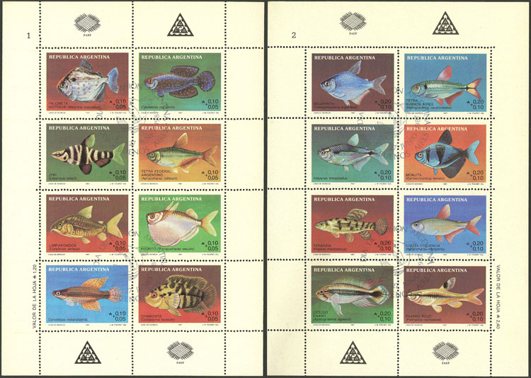 Lot 1022 - Argentina souvenir sheets - Guillermo Jalil - Philatino Auction # 2347 ARGENTINA: Lot 1022 - Argentina souvenir sheets - Guillermo Jalil - Philatino Auction # 2347 ARGENTINA: