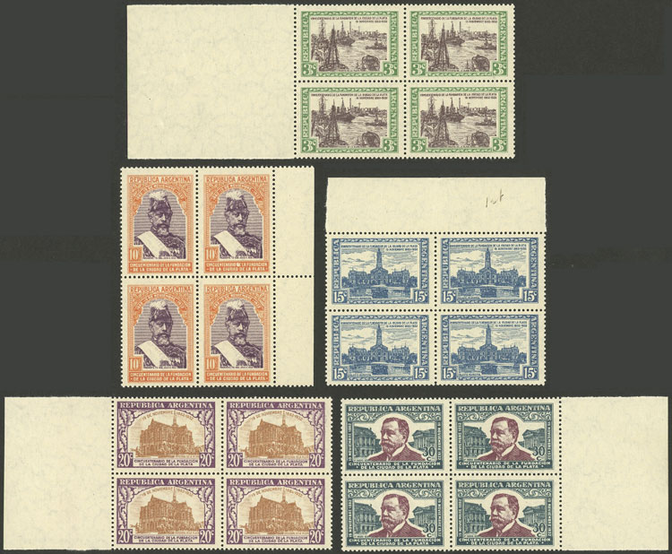 Lot 400 - Argentina general issues - Guillermo Jalil - Philatino Auction # 2347 ARGENTINA: Lot 400 - Argentina general issues - Guillermo Jalil - Philatino Auction # 2347 ARGENTINA: