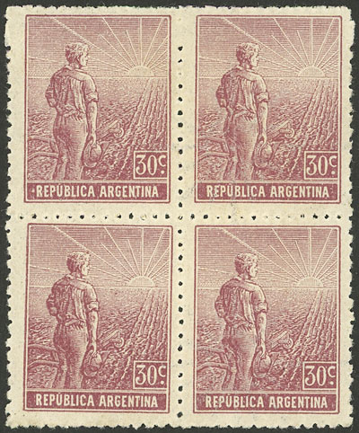 Lot 231 - Argentina general issues - Guillermo Jalil - Philatino Auction # 2347 ARGENTINA: Lot 231 - Argentina general issues - Guillermo Jalil - Philatino Auction # 2347 ARGENTINA:
