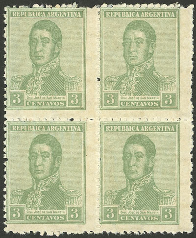Lot 267 - Argentina general issues -  Guillermo Jalil - Philatino Auction # 2347 ARGENTINA: 
