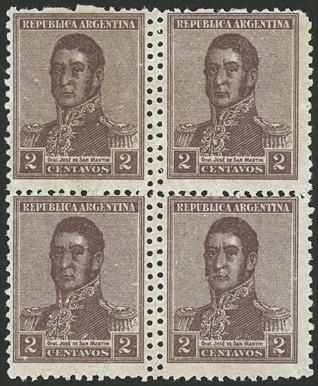 Lot 288 - Argentina general issues - Guillermo Jalil - Philatino Auction # 2347 ARGENTINA: Lot 288 - Argentina general issues - Guillermo Jalil - Philatino Auction # 2347 ARGENTINA: