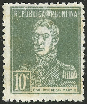 Lot 343 - Argentina general issues -  Guillermo Jalil - Philatino Auction # 2347 ARGENTINA: 