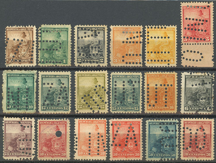 Lot 183 - Argentina general issues - Guillermo Jalil - Philatino Auction # 2347 ARGENTINA: Lot 183 - Argentina general issues - Guillermo Jalil - Philatino Auction # 2347 ARGENTINA: