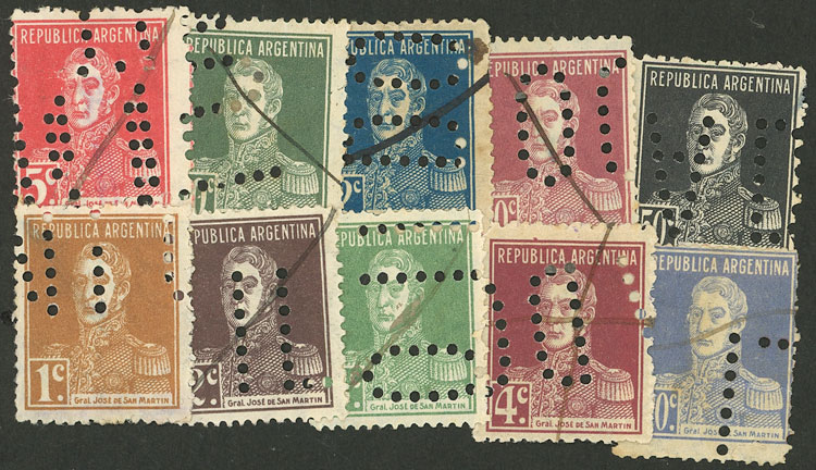 Lot 320 - Argentina general issues -  Guillermo Jalil - Philatino Auction # 2347 ARGENTINA: 