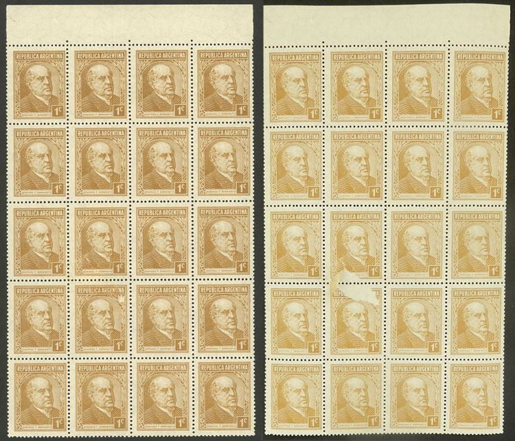 Lot 448 - Argentina general issues - Guillermo Jalil - Philatino Auction # 2347 ARGENTINA: Lot 448 - Argentina general issues - Guillermo Jalil - Philatino Auction # 2347 ARGENTINA: