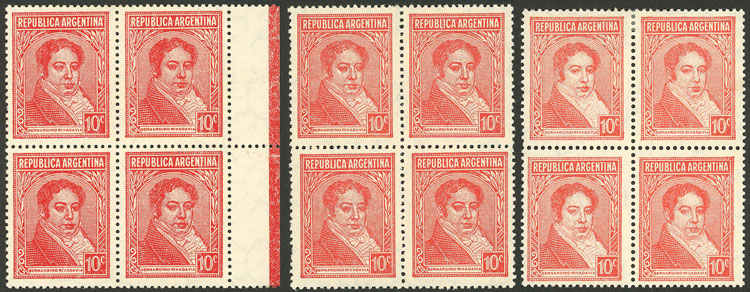 Lot 476 - Argentina general issues - Guillermo Jalil - Philatino Auction # 2347 ARGENTINA: Lot 476 - Argentina general issues - Guillermo Jalil - Philatino Auction # 2347 ARGENTINA: