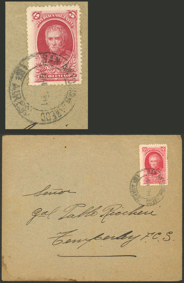 Lot 1218 - Argentina postal history - Guillermo Jalil - Philatino Auction # 2347 ARGENTINA: Lot 1218 - Argentina postal history - Guillermo Jalil - Philatino Auction # 2347 ARGENTINA: