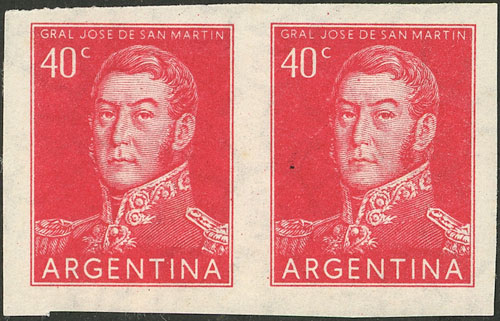 Lot 663 - Argentina general issues -  Guillermo Jalil - Philatino Auction # 2347 ARGENTINA: 