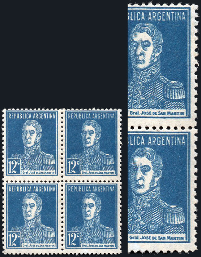 Lot 344 - Argentina general issues -  Guillermo Jalil - Philatino Auction # 2347 ARGENTINA: 