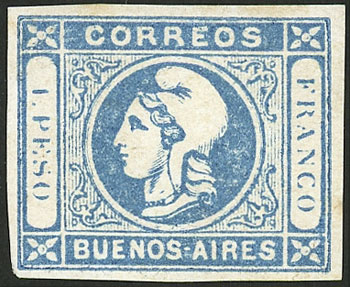 Lot 7 - Argentina cabecitas - Guillermo Jalil - Philatino Auction # 2347 ARGENTINA: Lot 7 - Argentina cabecitas - Guillermo Jalil - Philatino Auction # 2347 ARGENTINA: