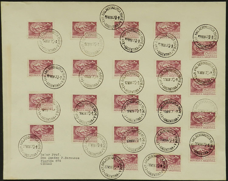 Lot 613 - Argentina general issues -  Guillermo Jalil - Philatino Auction # 2347 ARGENTINA: 