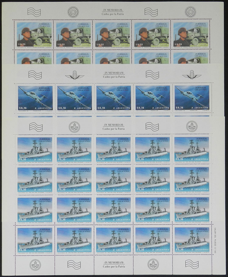 Lot 922 - Argentina general issues -  Guillermo Jalil - Philatino Auction # 2347 ARGENTINA: 