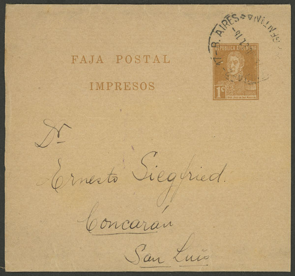 Lot 1173 - Argentina Postal stationery -  Guillermo Jalil - Philatino Auction # 2347 ARGENTINA: 