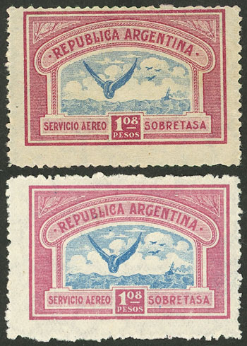 Lot 363 - Argentina general issues -  Guillermo Jalil - Philatino Auction # 2347 ARGENTINA: 