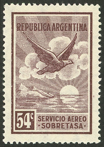 Lot 361 - Argentina general issues -  Guillermo Jalil - Philatino Auction # 2347 ARGENTINA: 
