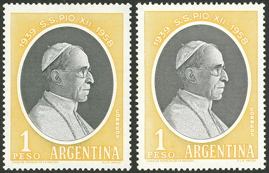 Lot 698 - Argentina general issues - Guillermo Jalil - Philatino Auction # 2347 ARGENTINA: Lot 698 - Argentina general issues - Guillermo Jalil - Philatino Auction # 2347 ARGENTINA: