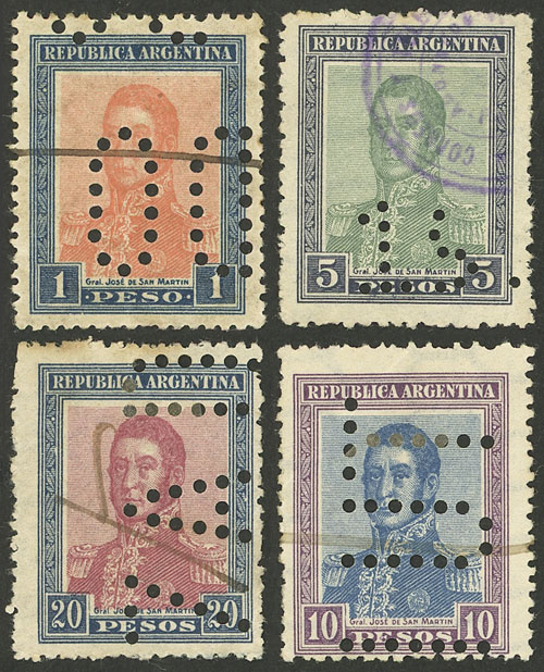 Lot 272 - Argentina general issues -  Guillermo Jalil - Philatino Auction # 2347 ARGENTINA: 