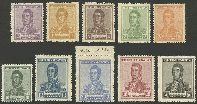 Lot 297 - Argentina general issues - Guillermo Jalil - Philatino Auction # 2347 ARGENTINA: Lot 297 - Argentina general issues - Guillermo Jalil - Philatino Auction # 2347 ARGENTINA: