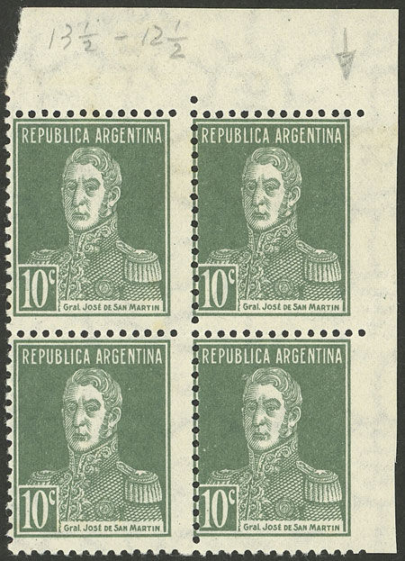 Lot 337 - Argentina general issues -  Guillermo Jalil - Philatino Auction # 2347 ARGENTINA: 