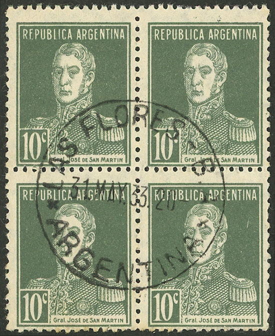 Lot 340 - Argentina general issues -  Guillermo Jalil - Philatino Auction # 2347 ARGENTINA: 