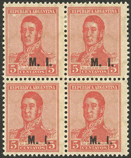 Lot 1114 - Argentina official stamps -  Guillermo Jalil - Philatino Auction # 2347 ARGENTINA: 