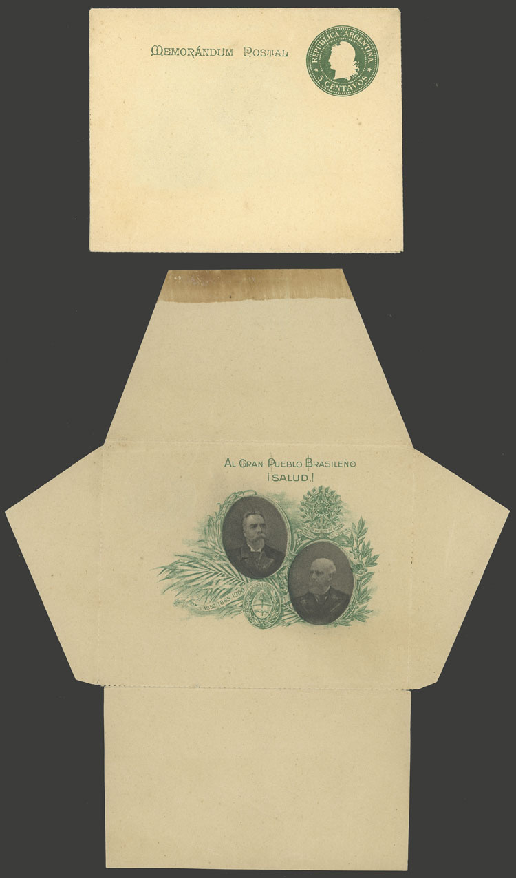 Lot 1176 - Argentina Postal stationery - Guillermo Jalil - Philatino Auction # 2347 ARGENTINA: Lot 1176 - Argentina Postal stationery - Guillermo Jalil - Philatino Auction # 2347 ARGENTINA: