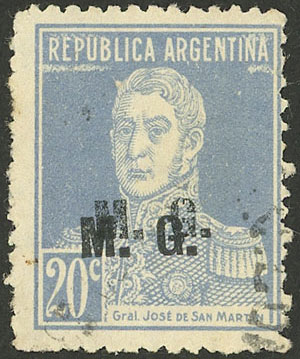 Lot 1106 - Argentina official stamps -  Guillermo Jalil - Philatino Auction # 2347 ARGENTINA: 