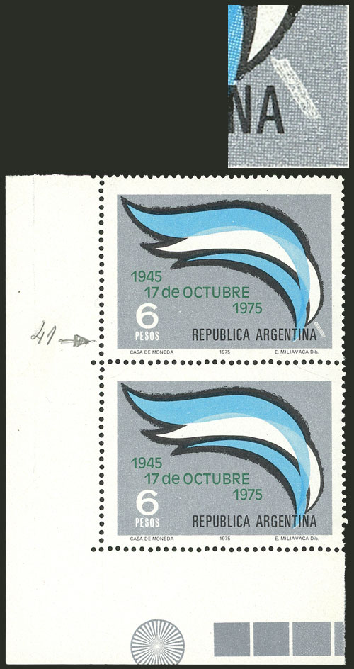 Lot 835 - Argentina general issues - Guillermo Jalil - Philatino Auction # 2347 ARGENTINA: Lot 835 - Argentina general issues - Guillermo Jalil - Philatino Auction # 2347 ARGENTINA: