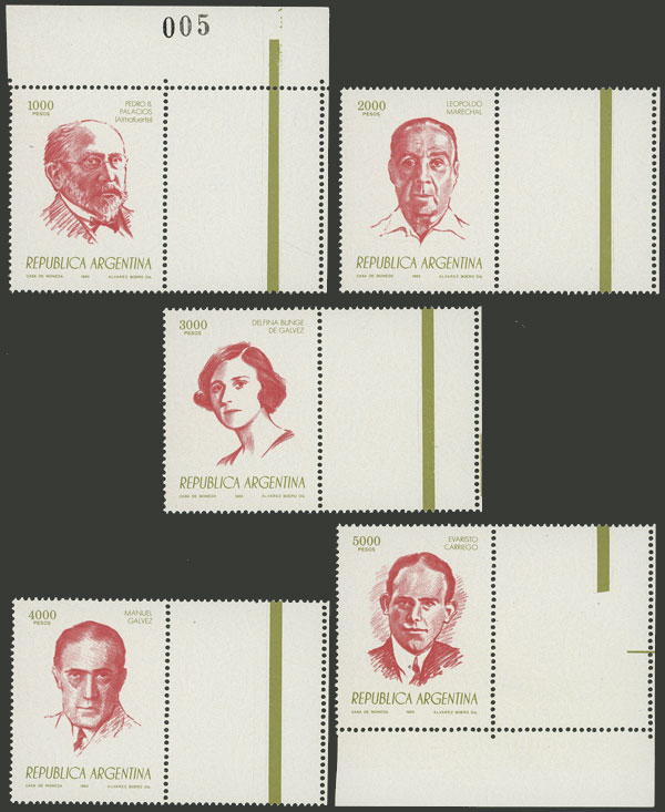 Lot 900 - Argentina general issues - Guillermo Jalil - Philatino Auction # 2347 ARGENTINA: Lot 900 - Argentina general issues - Guillermo Jalil - Philatino Auction # 2347 ARGENTINA: