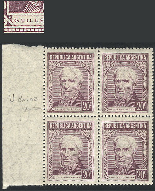 Lot 655 - Argentina general issues -  Guillermo Jalil - Philatino Auction # 2347 ARGENTINA: 