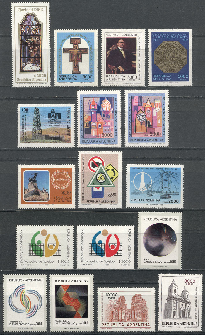 Lot 895 - Argentina general issues - Guillermo Jalil - Philatino Auction # 2347 ARGENTINA: Lot 895 - Argentina general issues - Guillermo Jalil - Philatino Auction # 2347 ARGENTINA: