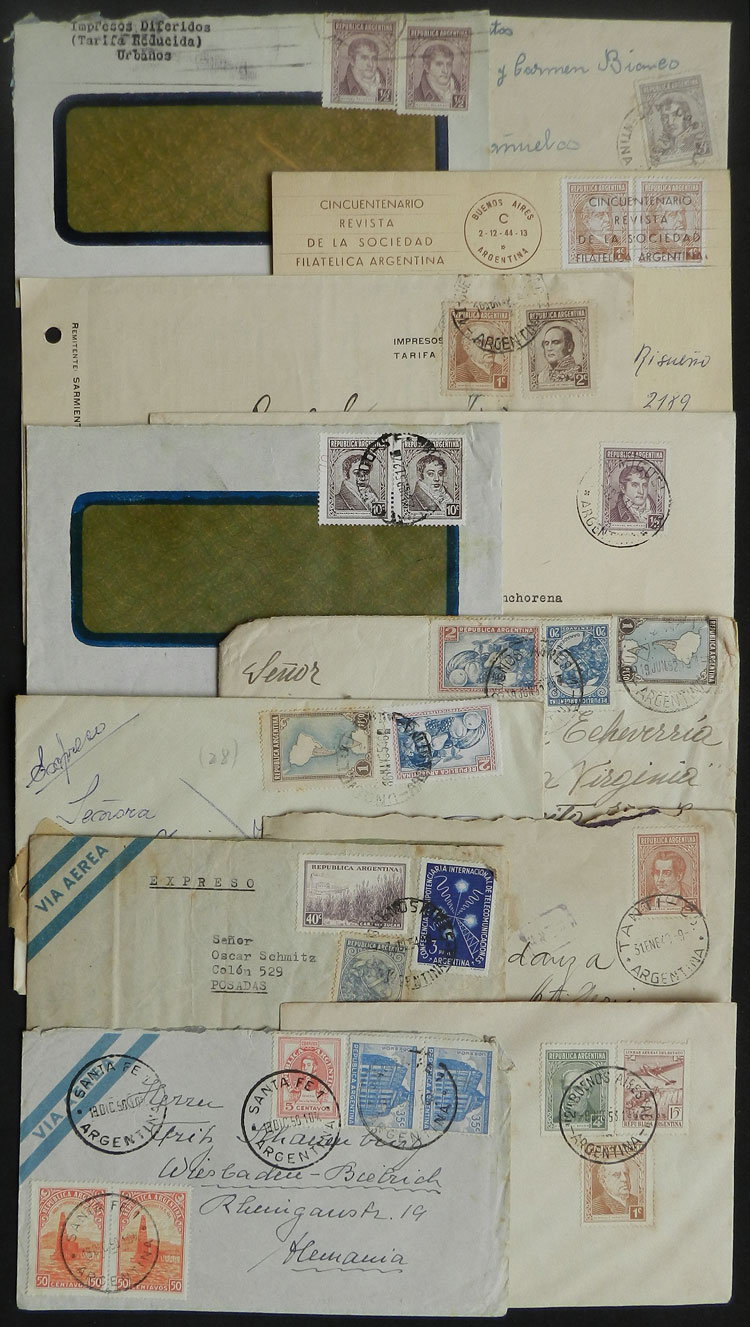 Lot 1240 - Argentina postal history -  Guillermo Jalil - Philatino Auction # 2347 ARGENTINA: 