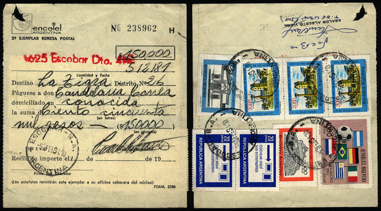 Lot 1278 - Argentina postal history - Guillermo Jalil - Philatino Auction # 2347 ARGENTINA: Lot 1278 - Argentina postal history - Guillermo Jalil - Philatino Auction # 2347 ARGENTINA: