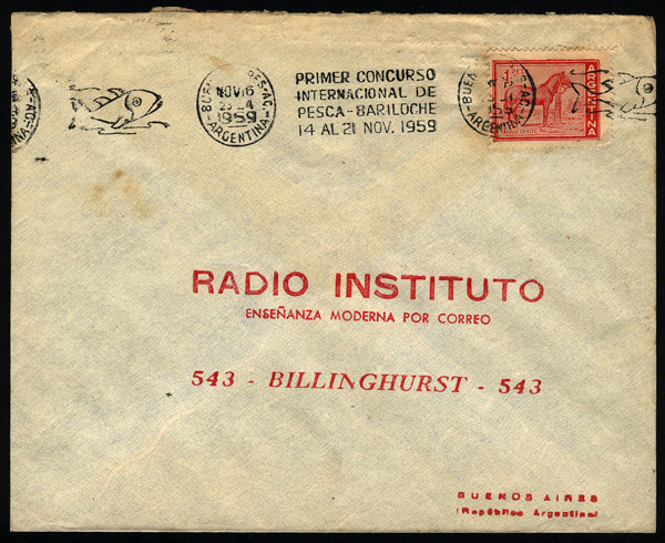 Lot 1264 - Argentina postal history -  Guillermo Jalil - Philatino Auction # 2347 ARGENTINA: 