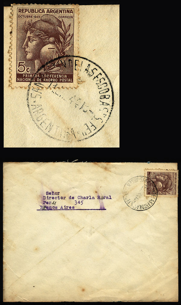 Lot 1247 - Argentina postal history -  Guillermo Jalil - Philatino Auction # 2347 ARGENTINA: 
