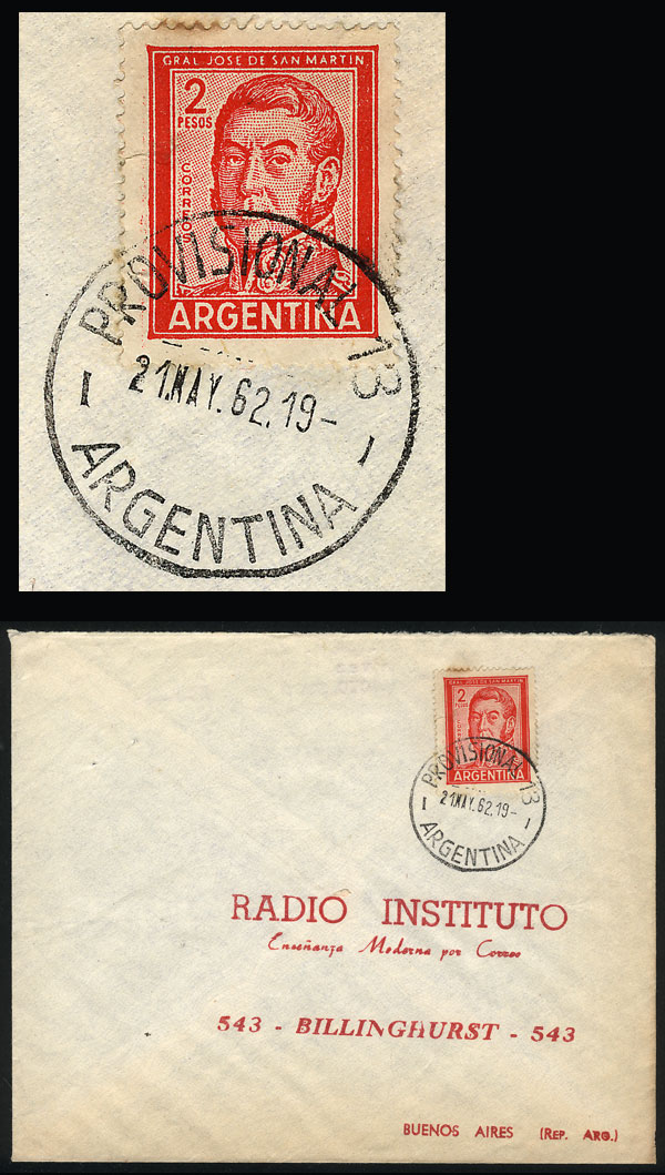 Lot 1272 - Argentina postal history -  Guillermo Jalil - Philatino Auction # 2347 ARGENTINA: 