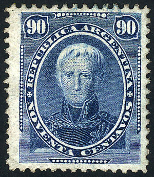 Lot 76 - Argentina general issues -  Guillermo Jalil - Philatino Auction # 2347 ARGENTINA: 