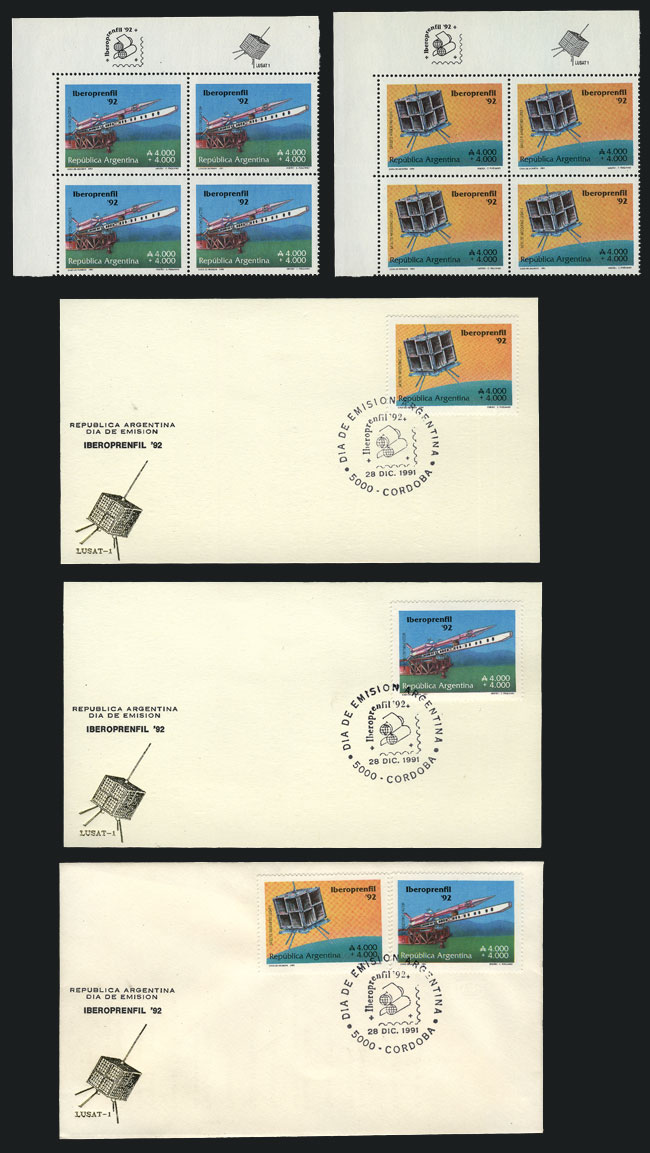 Lot 921 - Argentina general issues -  Guillermo Jalil - Philatino Auction # 2347 ARGENTINA: 