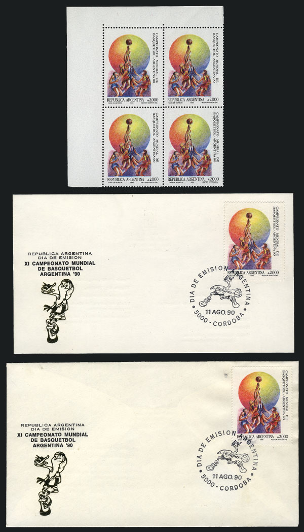 Lot 916 - Argentina general issues -  Guillermo Jalil - Philatino Auction # 2347 ARGENTINA: 